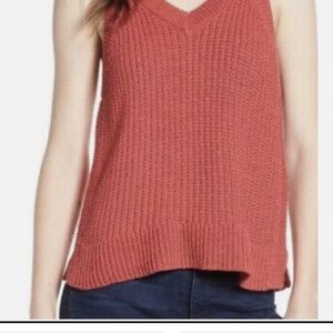 MADEWELL Stockton Sweater Tank Size MEDIUM